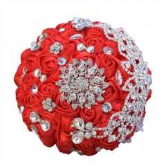 Crystal Jewelry Rhinestone Brooch Bridesmaids Wedding Bouquet