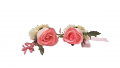 Prom Corsage Boutonniere Set Rose Flower Pin