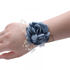 Silk Flower Classic Wrist Corsage for Prom Party Wedding